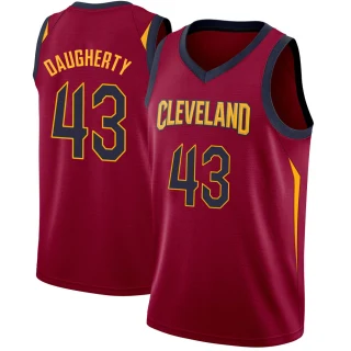 Men's Brad Daugherty Cleveland Cavaliers Swingman Maroon Jersey - Icon Edition