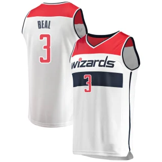 Men's Bradley Beal Washington Wizards White Fast Break Jersey - Association Edition