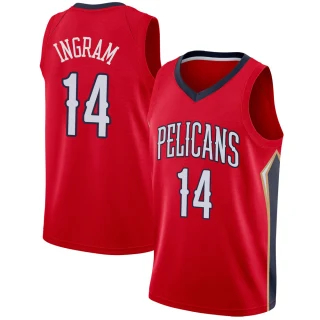 Men's Brandon Ingram New Orleans Pelicans Red Swingman Jersey - Statement Edition