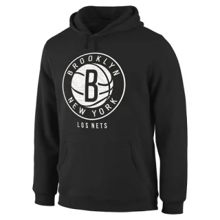 Men's Brooklyn Nets Black Noches Enebea Pullover Hoodie -