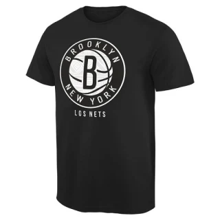 Men's Brooklyn Nets Black Noches Enebea T-Shirt -