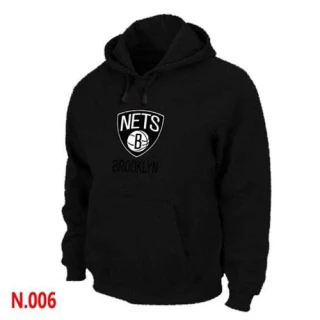 Men's Brooklyn Nets Black Pullover Hoodie -