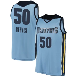 Men's Bryant Reeves Memphis Grizzlies Light Blue Fast Break Jersey - Statement Edition