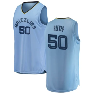 Men's Bryant Reeves Memphis Grizzlies Light Blue Swingman 2018/19 Jersey - Statement Edition