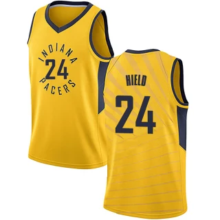 Men's Buddy Hield Indiana Pacers Gold Swingman Jersey - Statement Edition