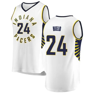 Men's Buddy Hield Indiana Pacers White Fast Break Jersey - Association Edition