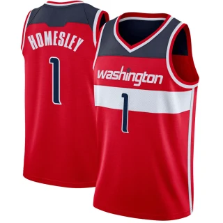 Men's Caleb Homesley Washington Wizards Red Swingman Jersey - Icon Edition