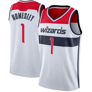 Men's Caleb Homesley Washington Wizards White Swingman Jersey - Association Edition