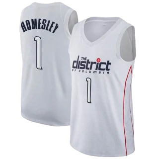Men's Caleb Homesley Washington Wizards White Swingman Jersey - City Edition
