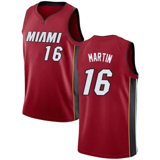 Men's Caleb Martin Miami Heat Red Swingman Jersey - Statement Edition