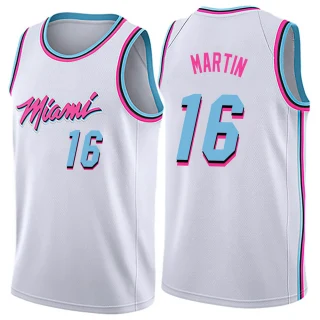 Men's Caleb Martin Miami Heat White Swingman Jersey - City Edition