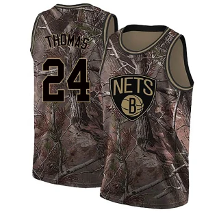 Men's Cam Thomas Brooklyn Nets Camo Swingman Realtree Collection Jersey