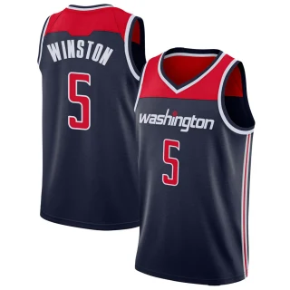 Men's Cassius Winston Washington Wizards Navy Swingman Jersey - Statement Edition