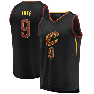 Men's Channing Frye Cleveland Cavaliers Black Fast Break Jersey - Statement Edition