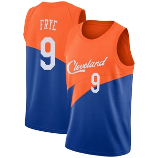 Men's Channing Frye Cleveland Cavaliers Blue Swingman 2018/19 Jersey - City Edition