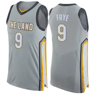 Men's Channing Frye Cleveland Cavaliers Gray Swingman Jersey - City Edition