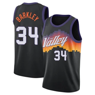 Men's Charles Barkley Phoenix Suns Black Swingman 2020/21 City Edition Jersey