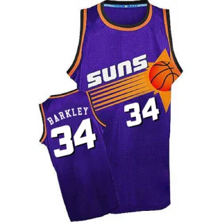 Men's Charles Barkley Phoenix Suns Purple Authentic Throwback Jersey