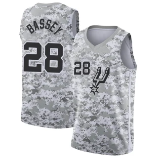 Men's Charles Bassey San Antonio Spurs White Swingman 2018/19 Jersey - Earned Edition