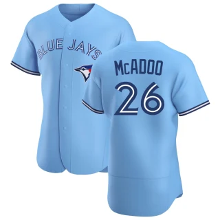 Men's Charles McAdoo Toronto Blue Jays Blue Authentic Powder Alternate Jersey