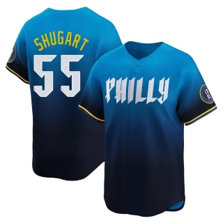 Men's Chase Shugart Philadelphia Phillies Blue Limited 2024 City Connect Jersey