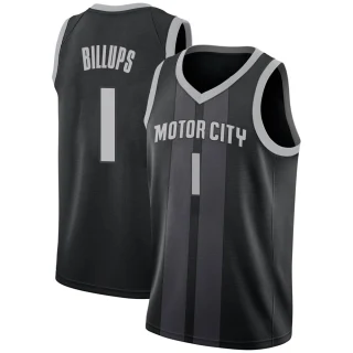 Men's Chauncey Billups Detroit Pistons Black Swingman 2018/19 Jersey - City Edition