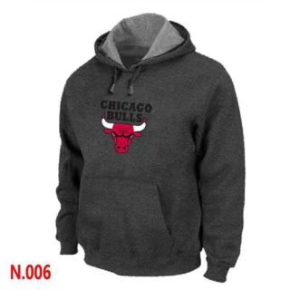 Men's Chicago Bulls Black Pullover Hoodie -