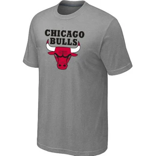 Men's Chicago Bulls Grey Big & Tall Short Sleeve T-Shirt - Light