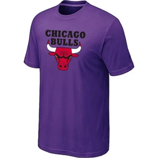 Men's Chicago Bulls Purple Big & Tall Short Sleeve T-Shirt -