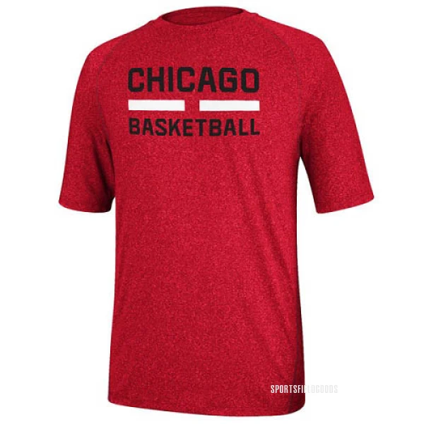 Men's Chicago Bulls Red Practice Performance T-Shirt