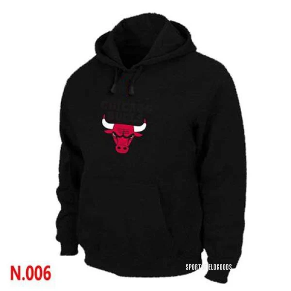 Men's Chicago Bulls Red Pullover Hoodie -