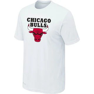 Men's Chicago Bulls White Big & Tall Short Sleeve T-Shirt -