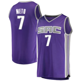 Men's Chimezie Metu Sacramento Kings Purple Fast Break Jersey - Icon Edition