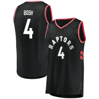 Men's Chris Bosh Toronto Raptors Black Fast Break Jersey - Statement Edition