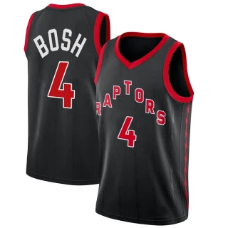 Men's Chris Bosh Toronto Raptors Black Swingman Jordan Brand 2020/21 Jersey - Statement Edition