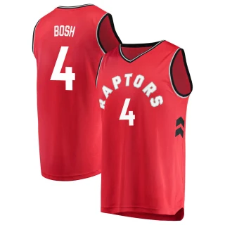 Men's Chris Bosh Toronto Raptors Red Fast Break Jersey - Icon Edition
