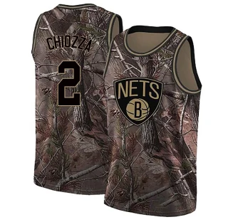 Men's Chris Chiozza Brooklyn Nets Camo Swingman Realtree Collection Jersey