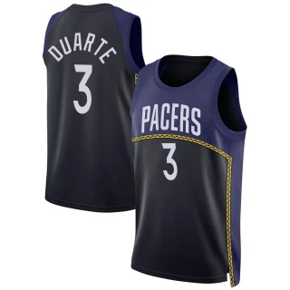 Men's Chris Duarte Indiana Pacers Blue Swingman 2022/23 City Edition Jersey