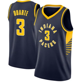 Men's Chris Duarte Indiana Pacers Navy Swingman Jersey - Icon Edition