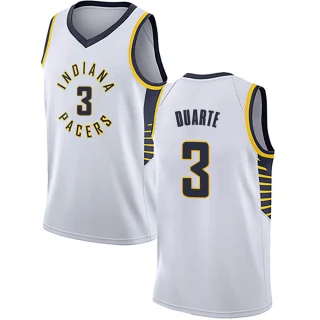Men's Chris Duarte Indiana Pacers White Swingman Jersey - Association Edition