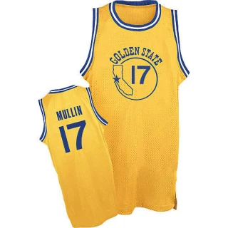 Men's Chris Mullin Golden State Warriors Gold Swingman Throwback Jersey