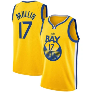 Men's Chris Mullin Golden State Warriors Gold Swingman Yellow 2019/20 Jersey - Statement Edition