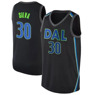 Men's Chris Silva Dallas Mavericks Black Swingman Jersey - City Edition