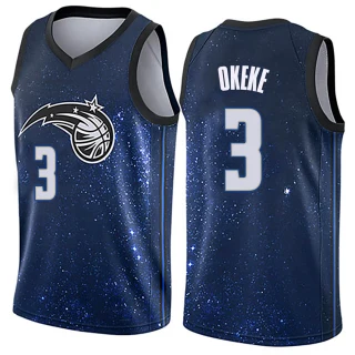 Men's Chuma Okeke Orlando Magic Blue Swingman Jersey - City Edition