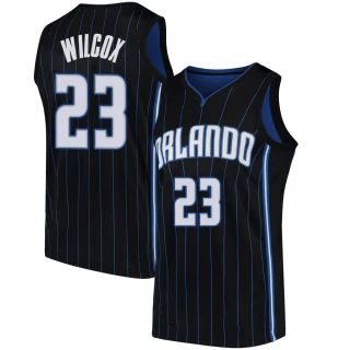Men's C.J. Wilcox Orlando Magic Black Swingman Jersey - Statement Edition