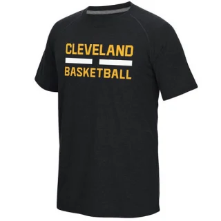 Men's Cleveland Cavaliers Black On-Court Climalite Ultimate T-Shirt -
