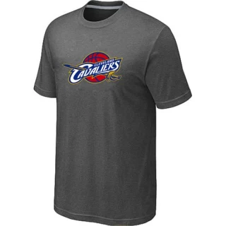 Men's Cleveland Cavaliers Grey Big & Tall Primary Logo T-Shirt - Dark