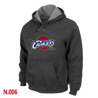 Men's Cleveland Cavaliers Grey Pullover Hoodie - Dark