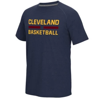 Men's Cleveland Cavaliers Navy On-Court Climalite Ultimate T-Shirt -