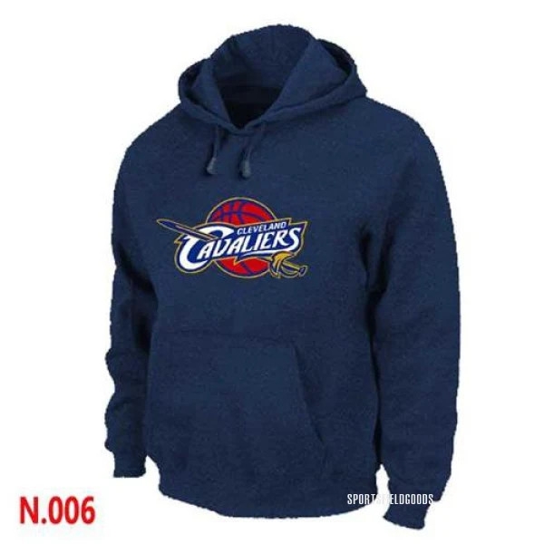 Men's Cleveland Cavaliers Navy Pullover Hoodie -